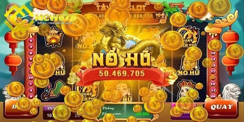 Quay hũ quay slot với đồ họa bắt mắt và âm thanh sống động